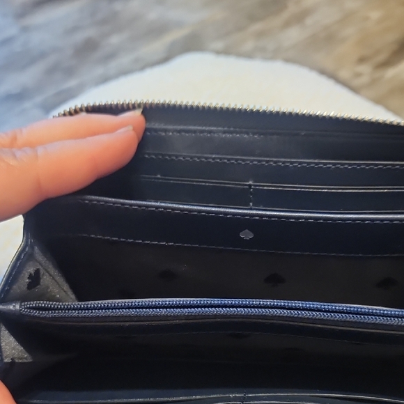 Kate Spade Sparkle Wallet - Dark Purple/ silver - Picture 2 of 6